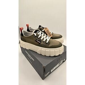 Palladium Green / Vetiver Platform PALLATOWER LO Women’s Sneaker 6.5